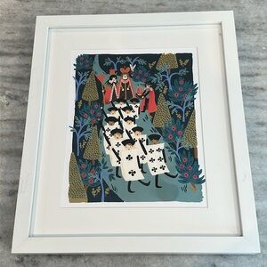 Rifle Paper Co. Framed Alice in Wonderland Queen of Hearts Art Print - 12” x 14”